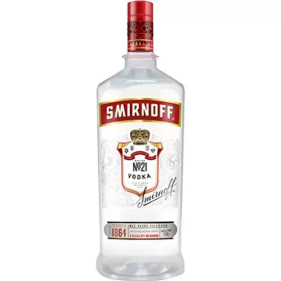 Vodka Smirnoff 1,75L Garrafa De Plástico