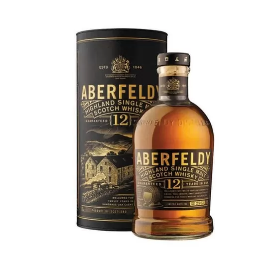 Whisky Aberfeldy Single Malt 12 anos 750ML