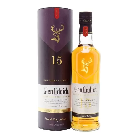 Whisky Glenfiddich Single Malt 15 Anos 750ML
