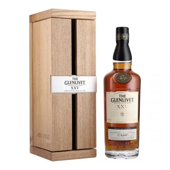 Whisky Glenlivet 25 Anos 750ML Com Caixa de Madeira