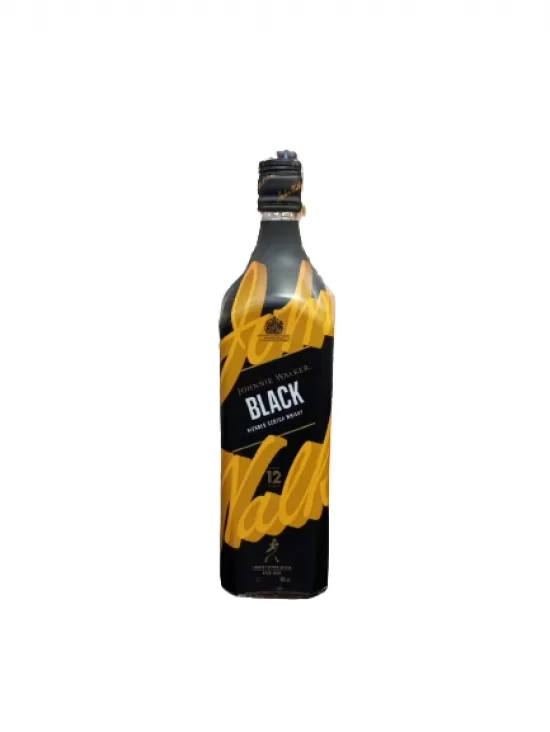 Whisky Johnnie Walker Black Label 12 anos 1L Sem Caixa.