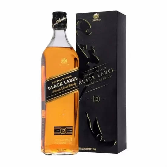Whisky Johnnie Walker Black label 12 anos 750ML