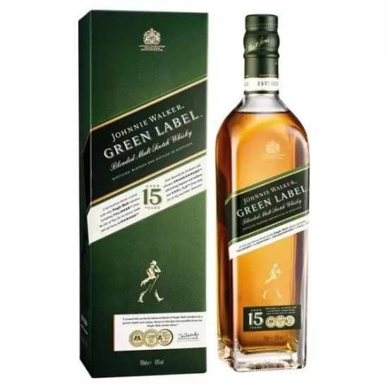 Whisky Johnnie Walker Green Label 15 Anos 750ML