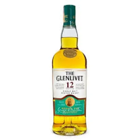 WHISKY THE GLENLIVET SINGLE MALT 12 anos 750ml