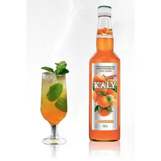 Xarope Kaly de Tangerina Sem Açúcar 700ml